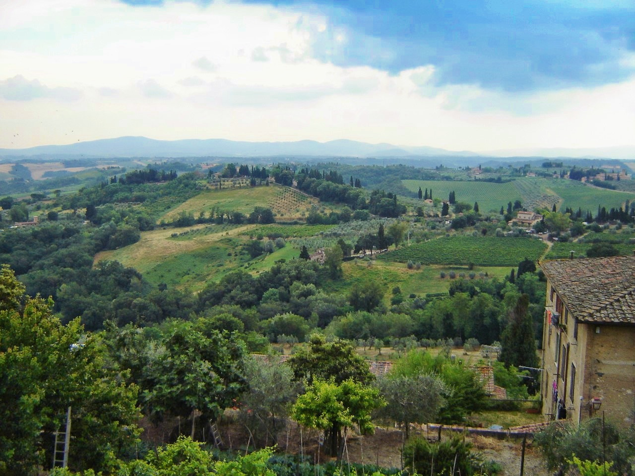 Sony DSC-P73 sample photo. Tuscany landscape photography