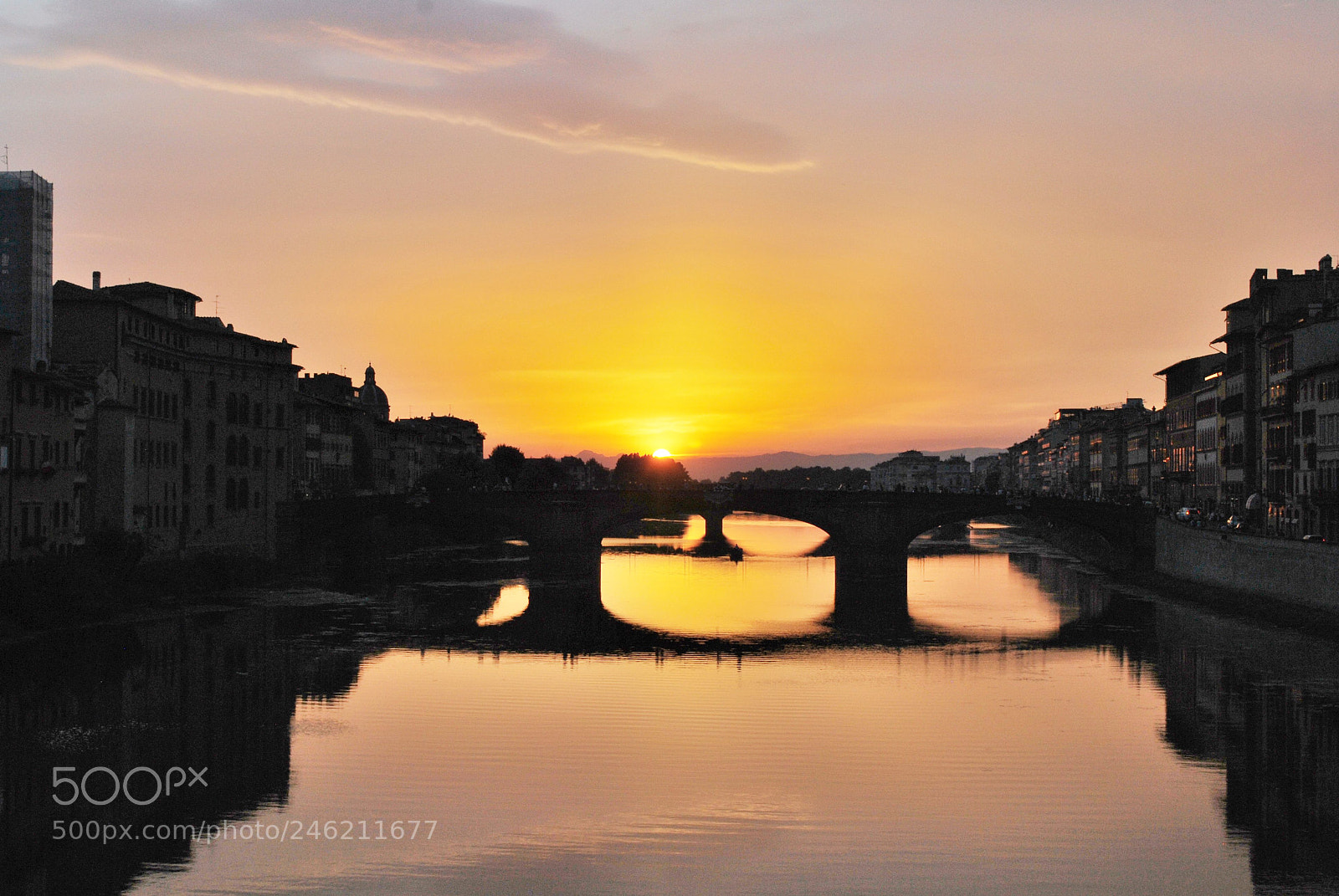 Nikon D60 sample photo. Sunset in florence photography