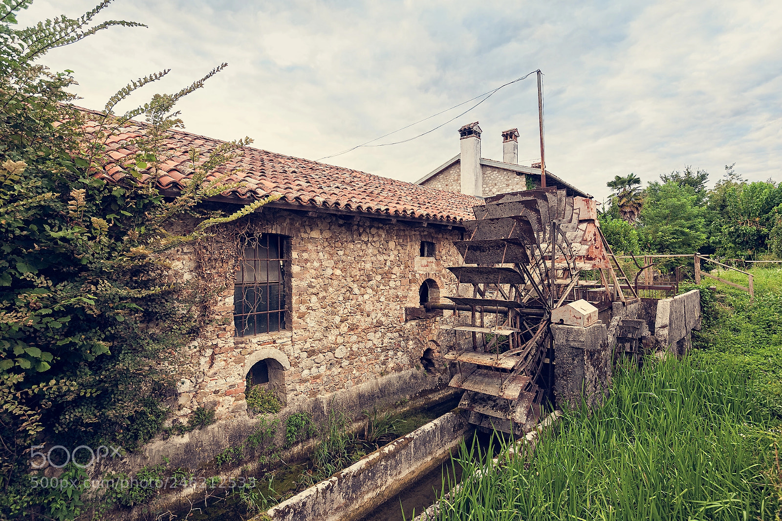 Nikon D700 sample photo. Old water mill. photography