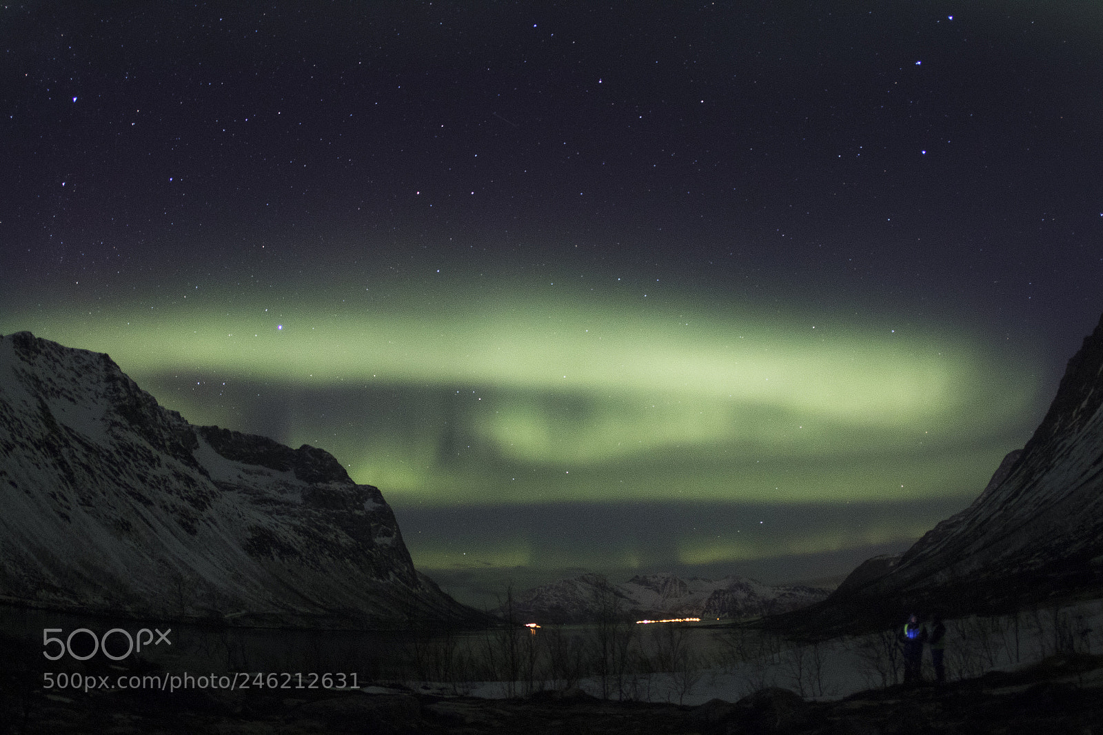 Canon EOS 7D Mark II sample photo. Nordlicht am fjord photography