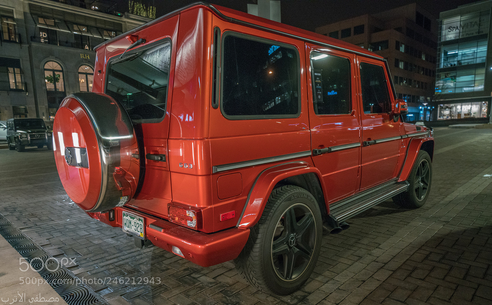Sony a7R II sample photo. سيارة برتقالية فخمة photography