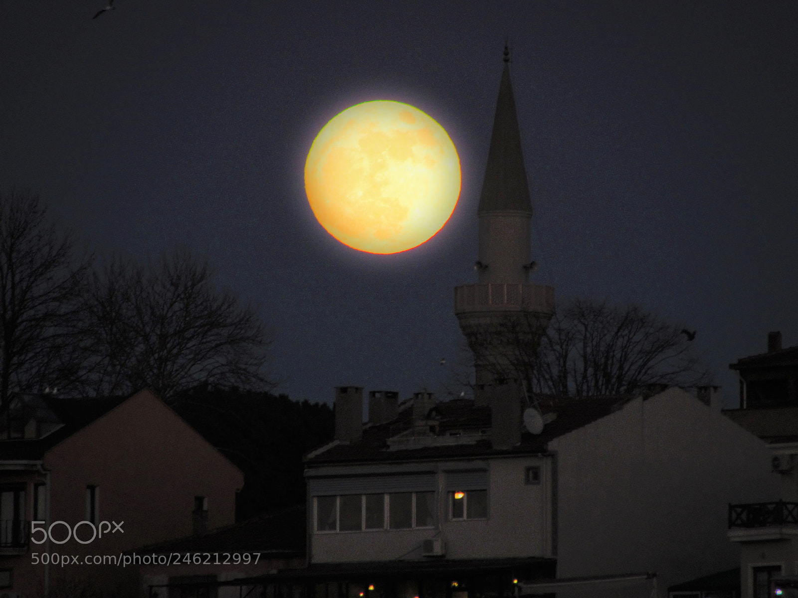 Canon PowerShot SX510 HS sample photo. Full moon,t rk ye photography