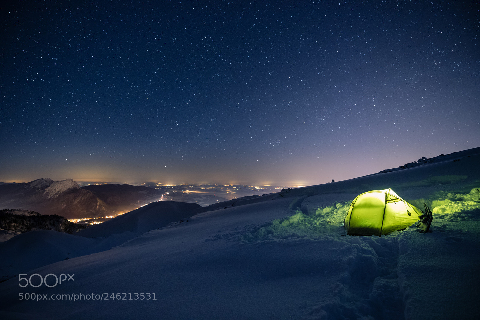 Canon EOS 6D Mark II sample photo. Winter tenttrekking photography