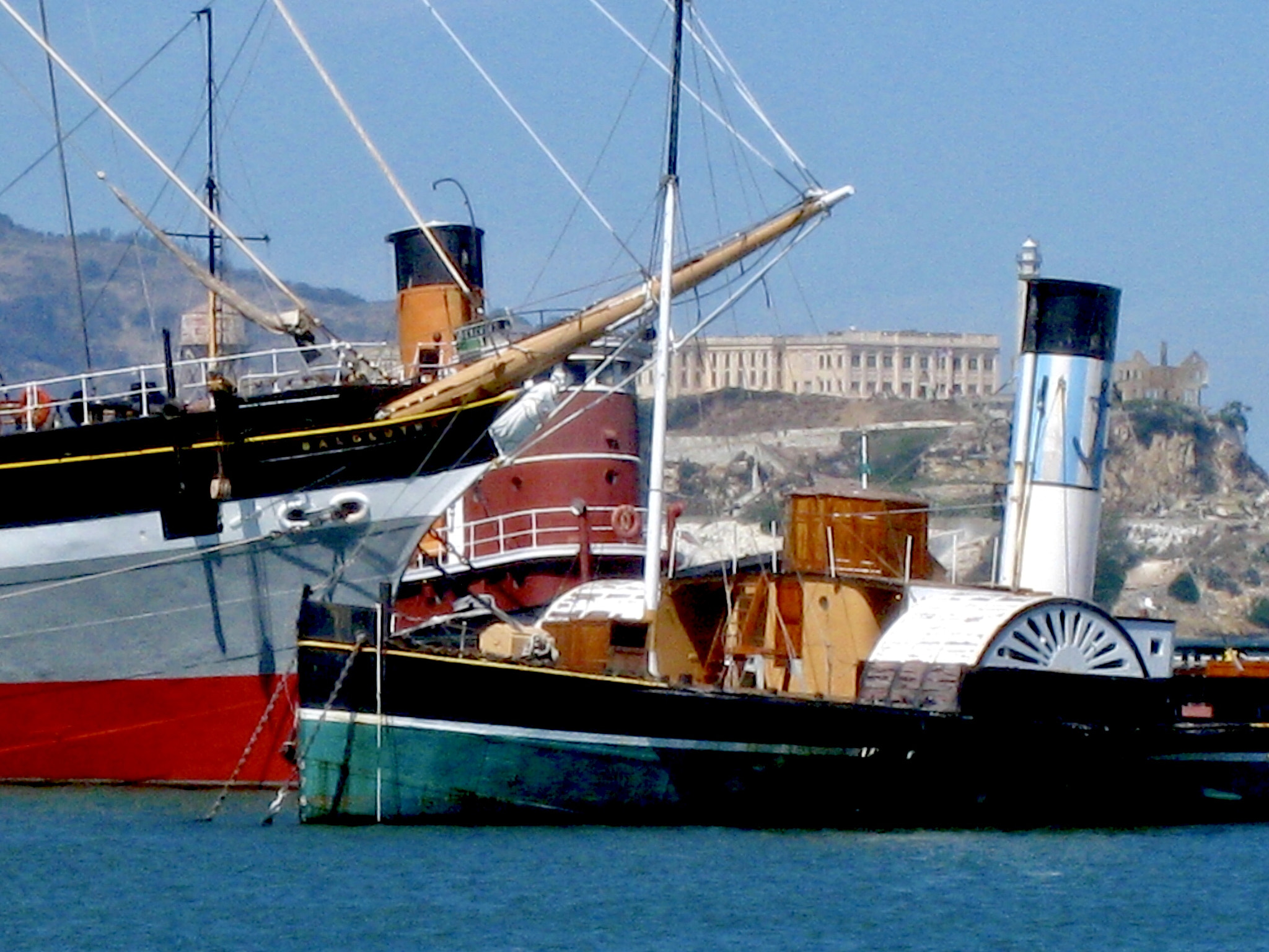 Canon POWERSHOT SD870 IS sample photo. Alcatraz from aquatic park, san francisco, california 2009 photography