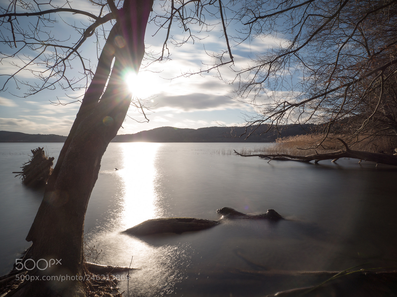 Olympus OM-D E-M10 II sample photo. Lake laach in the photography