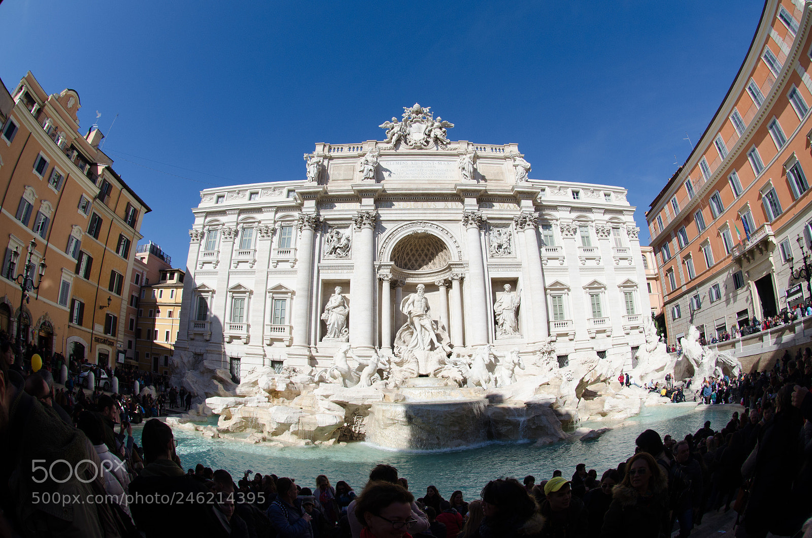 Nikon D5100 sample photo. Trevi fountain - rome photography