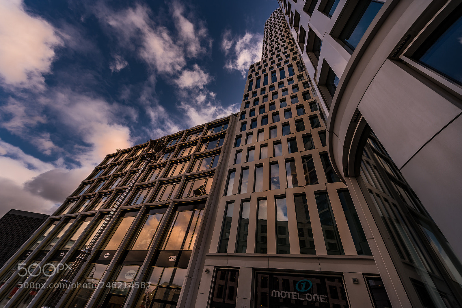 Nikon D4 sample photo. Modern buildings in berlin photography