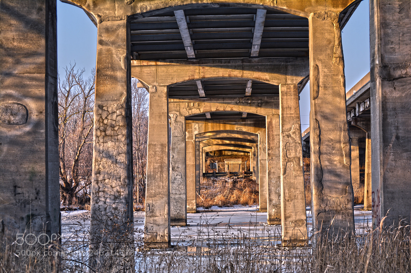 Nikon D5200 sample photo. Under the bridge photography