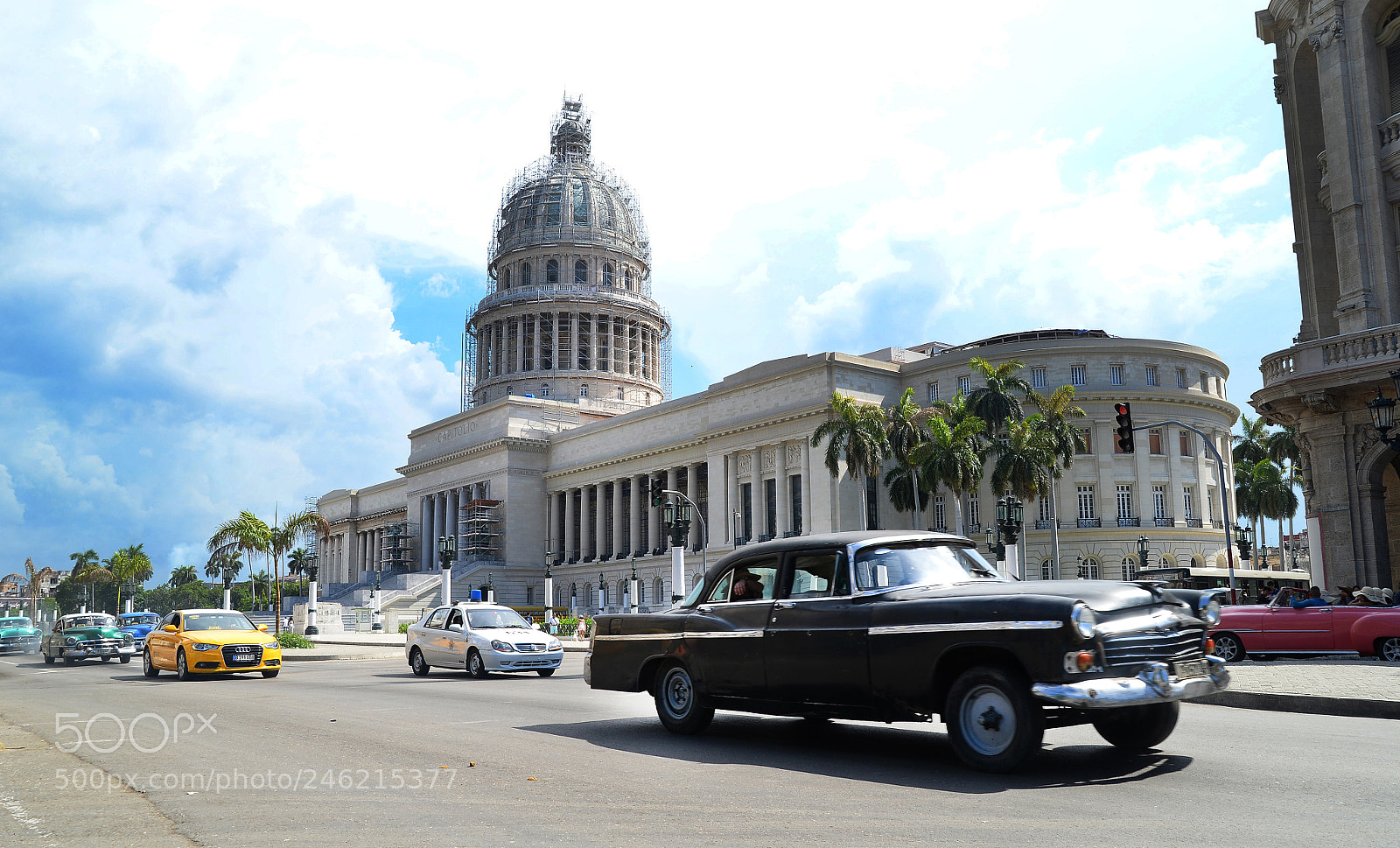 Nikon D610 sample photo. Cuba havana audi cars photography