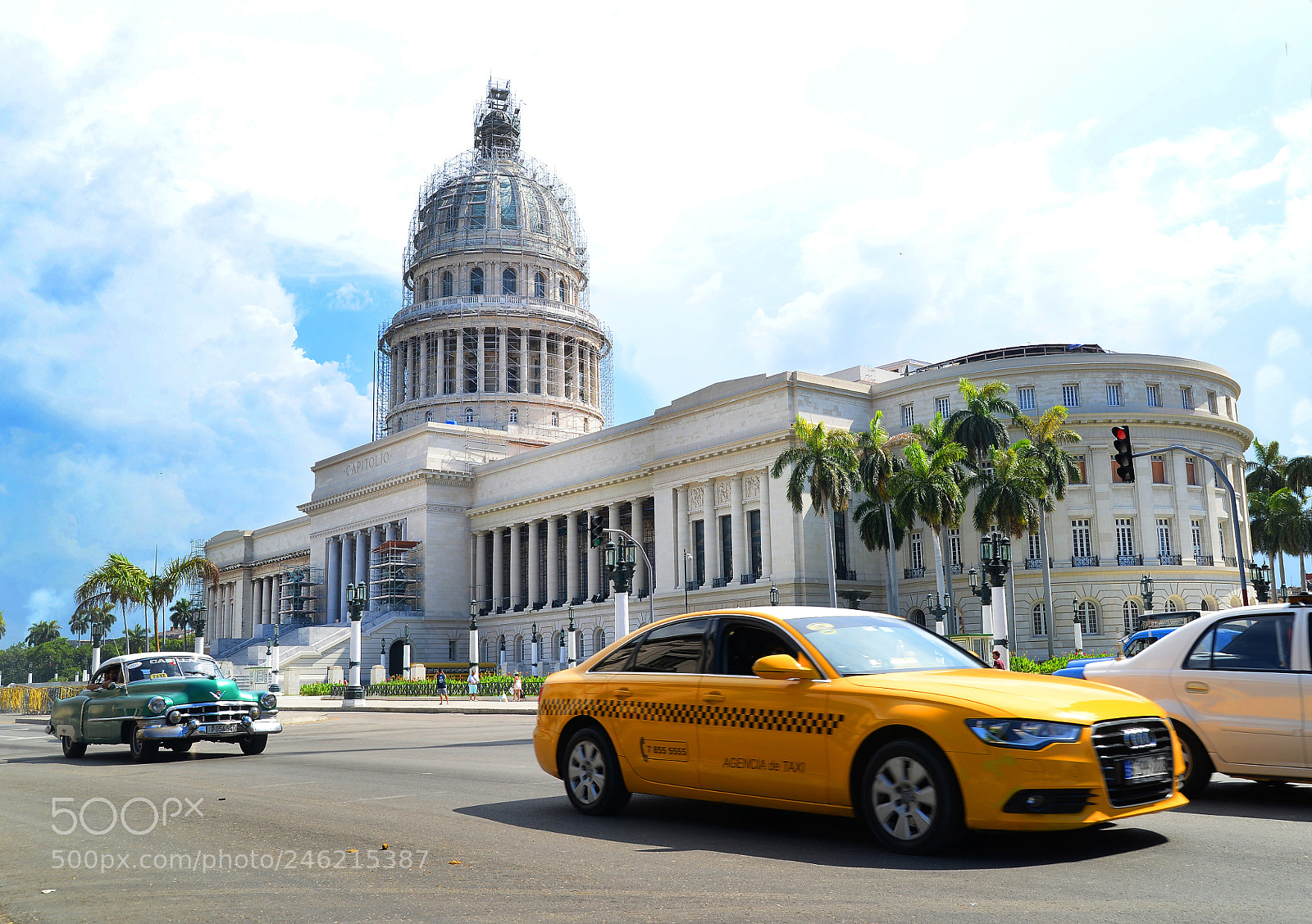 Nikon D610 sample photo. Cuba havana audi cars photography