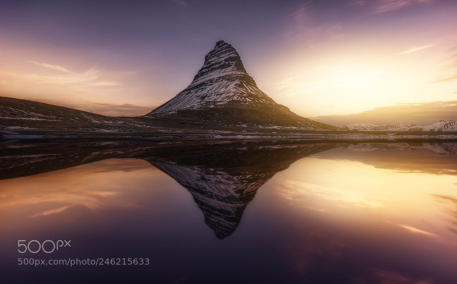 Nikon D810 sample photo. Kirkjufell reflection photography