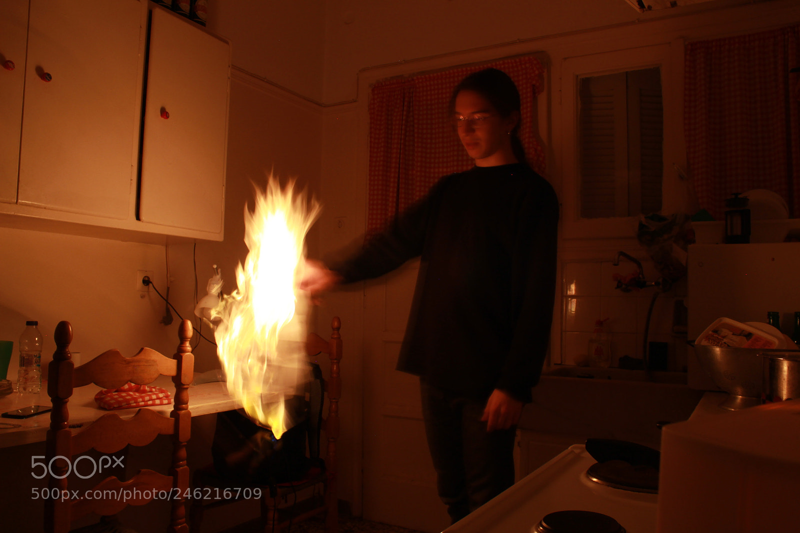 Canon EOS 600D (Rebel EOS T3i / EOS Kiss X5) sample photo. Burning paper photography