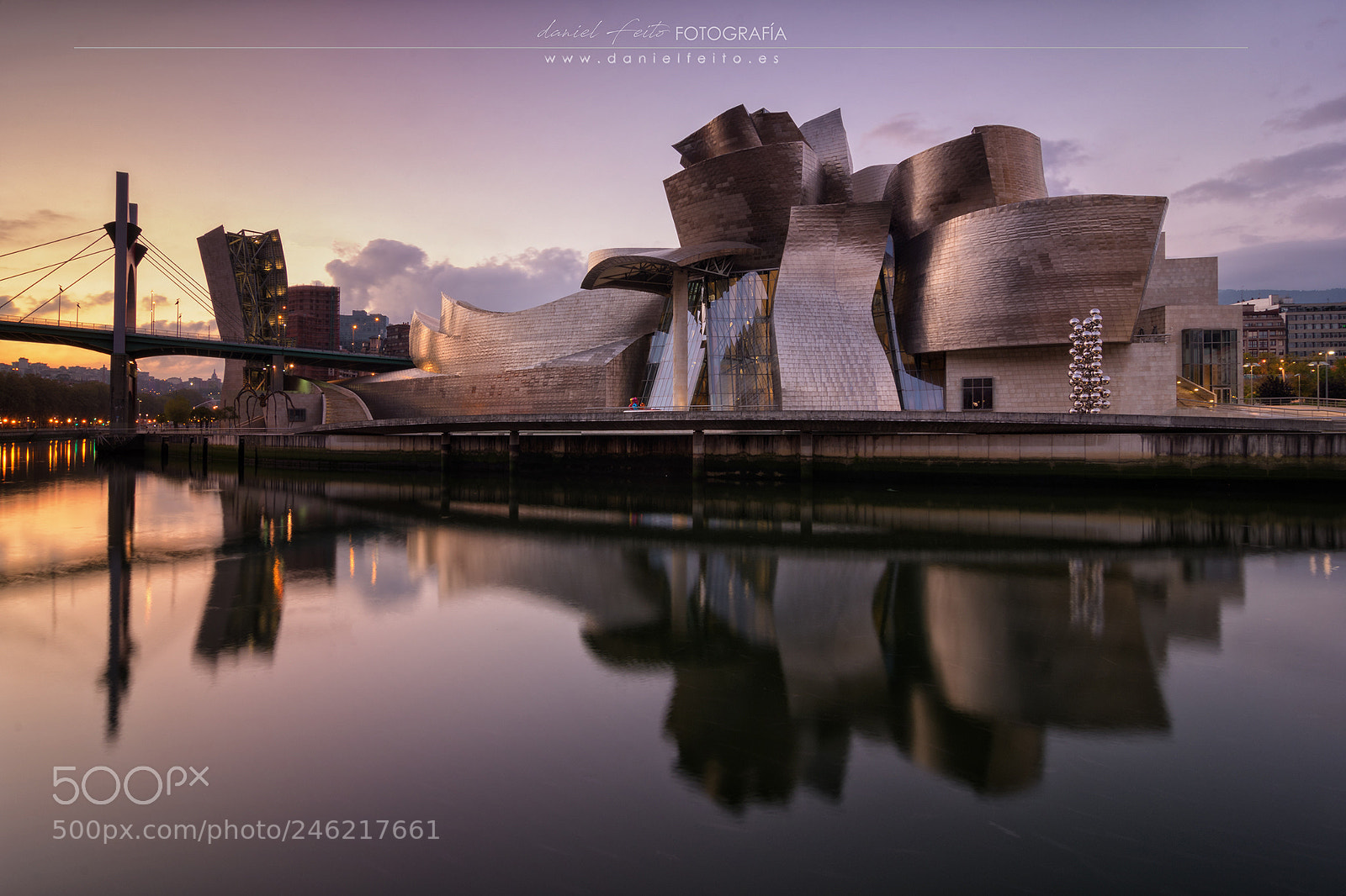 Nikon D500 sample photo. Titanium reflection (guggenheim) photography