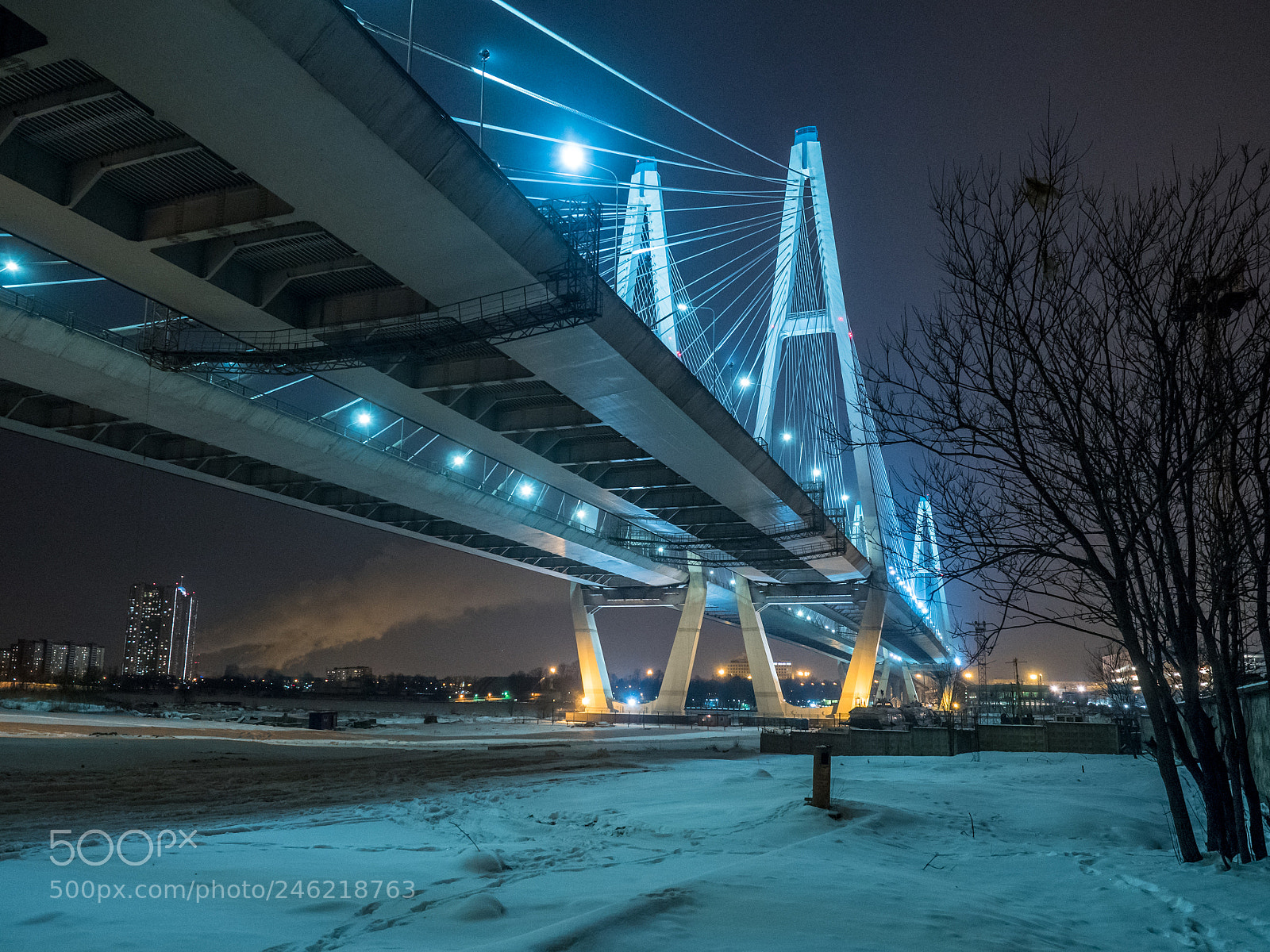 Olympus OM-D E-M5 II sample photo. The bolshoi obukhovsky bridge photography