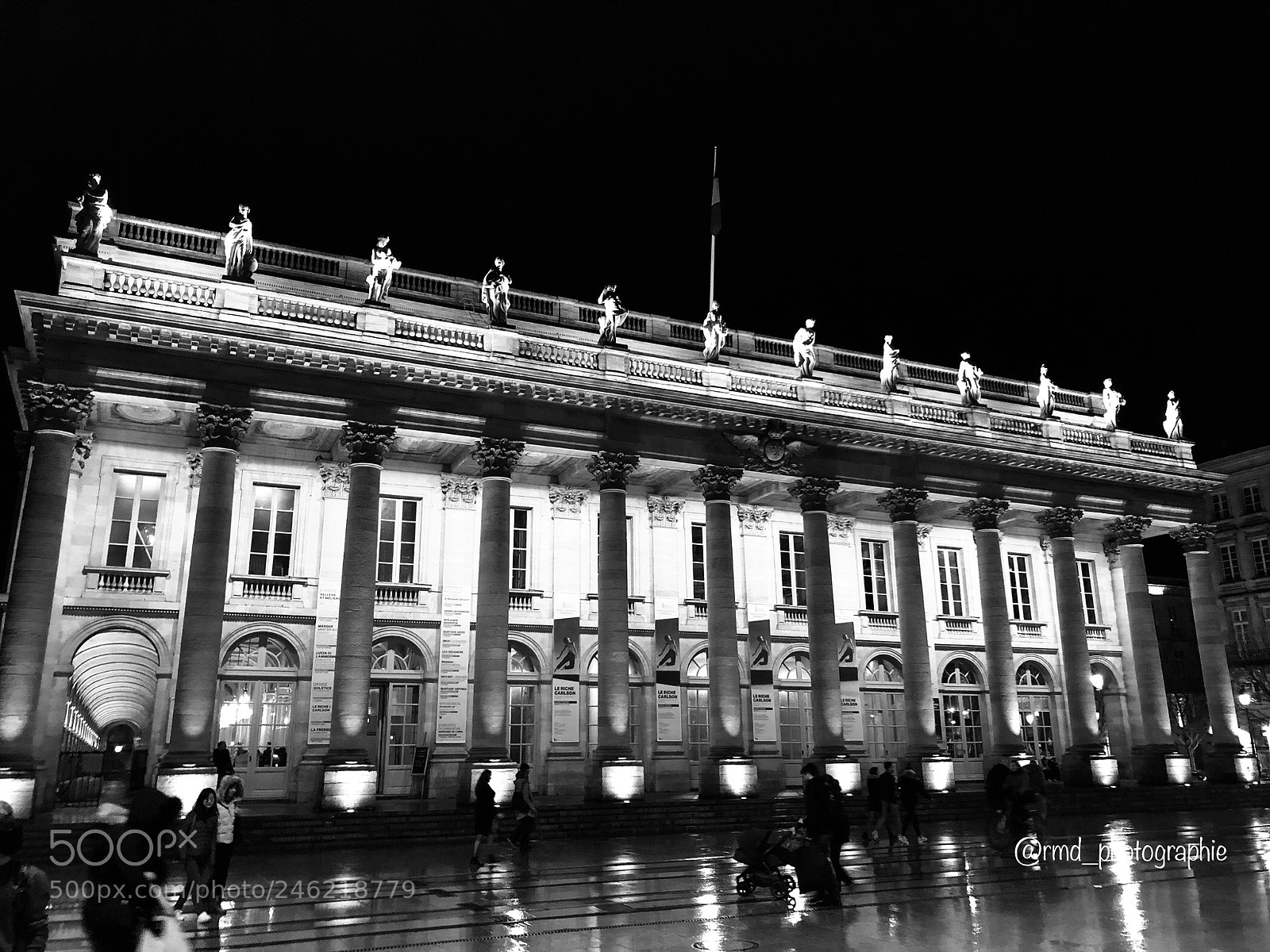Apple iPhone 8 Plus sample photo. Opéra de bordeaux photography