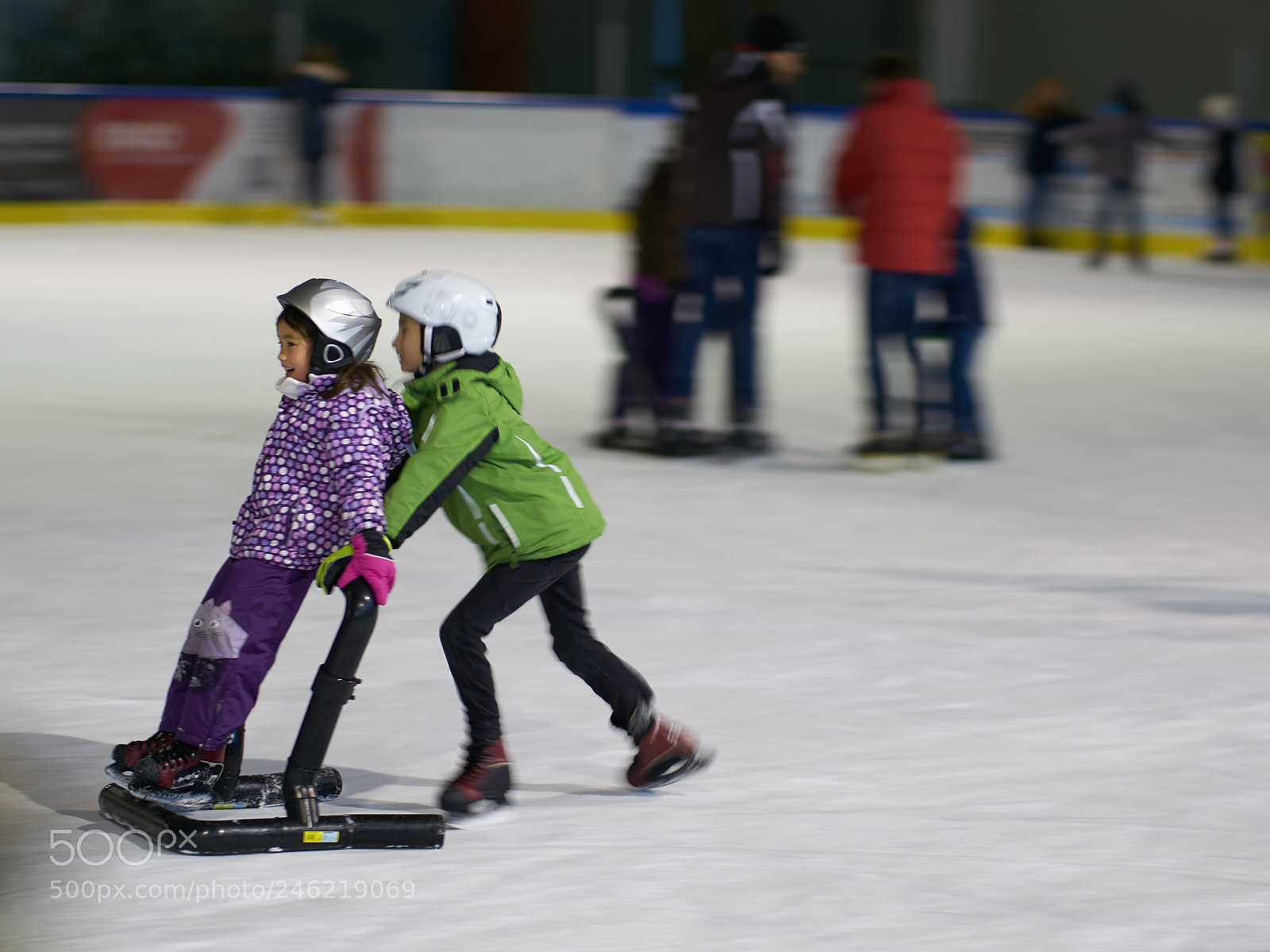 Sony a7R II sample photo. Ice skating photography