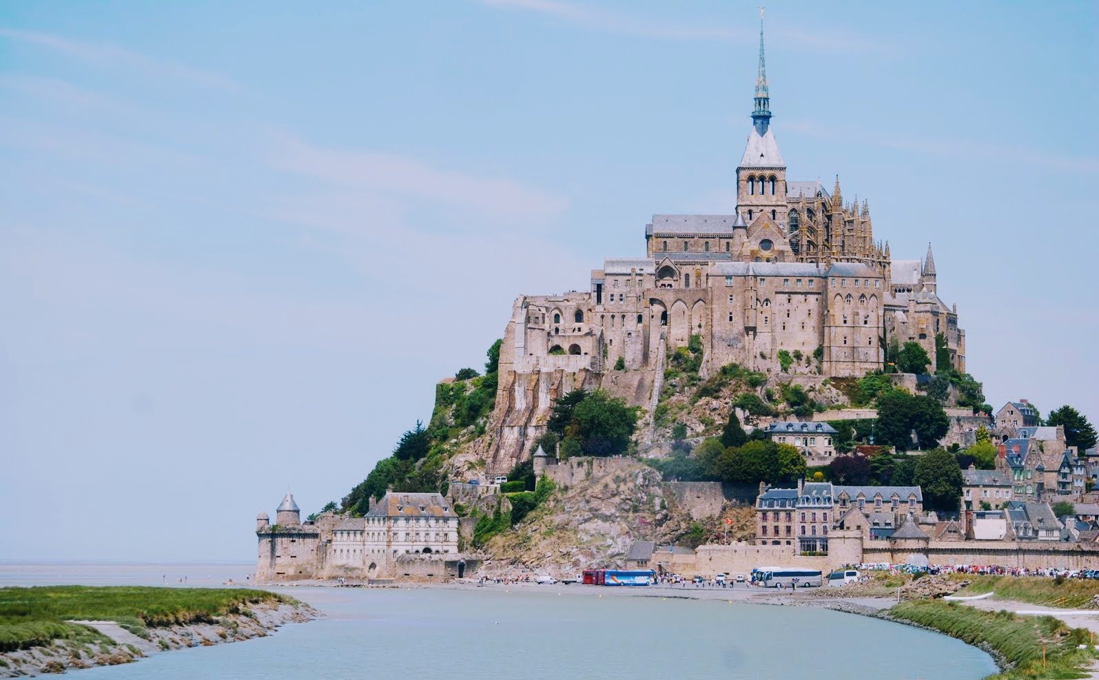 Nikon D80 sample photo. Mont saint michel photography