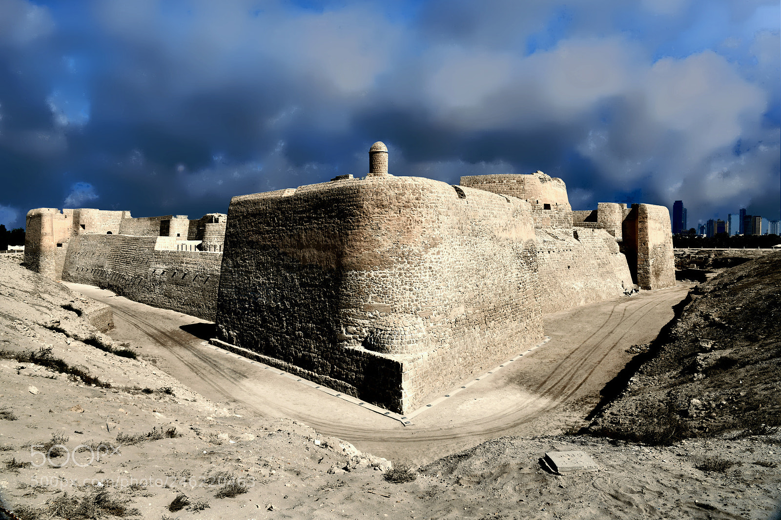 Nikon D850 sample photo. Bahrain old castle, manama photography