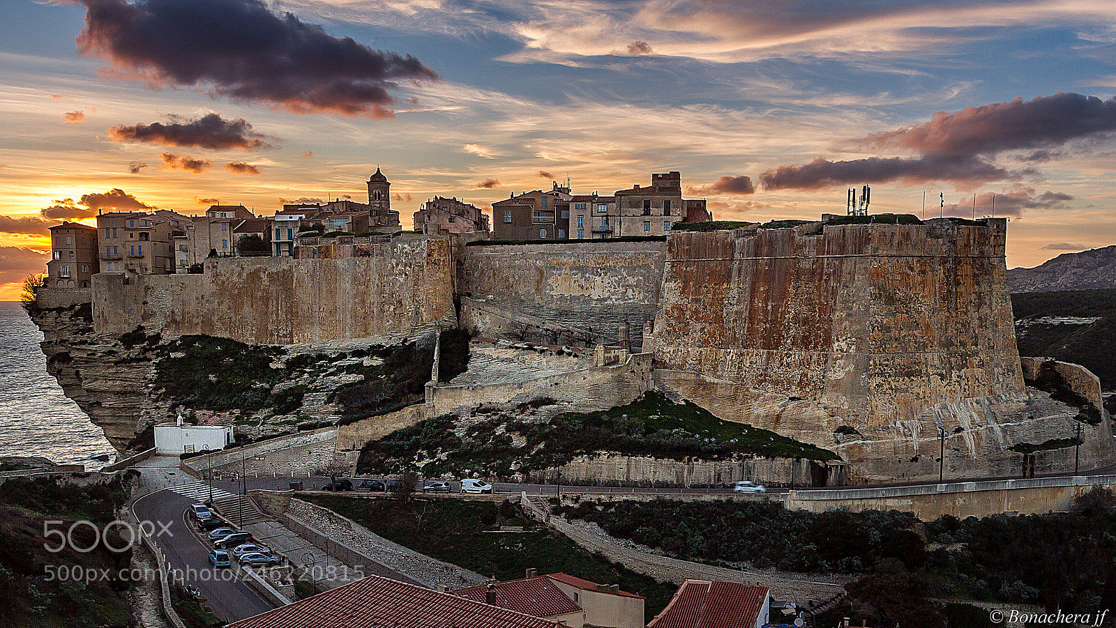 Canon EOS 7D sample photo. Bunifaziu au coucher de photography