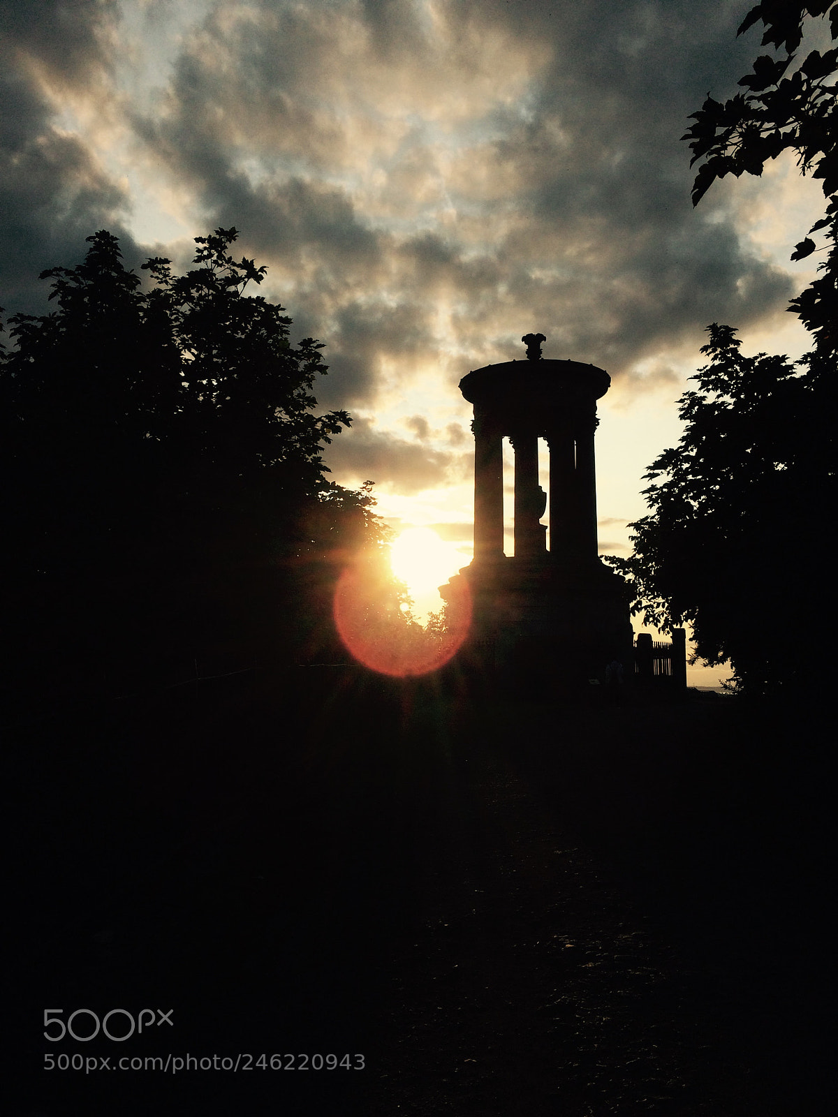 Apple iPhone 5s sample photo. Good night edinburgh photography