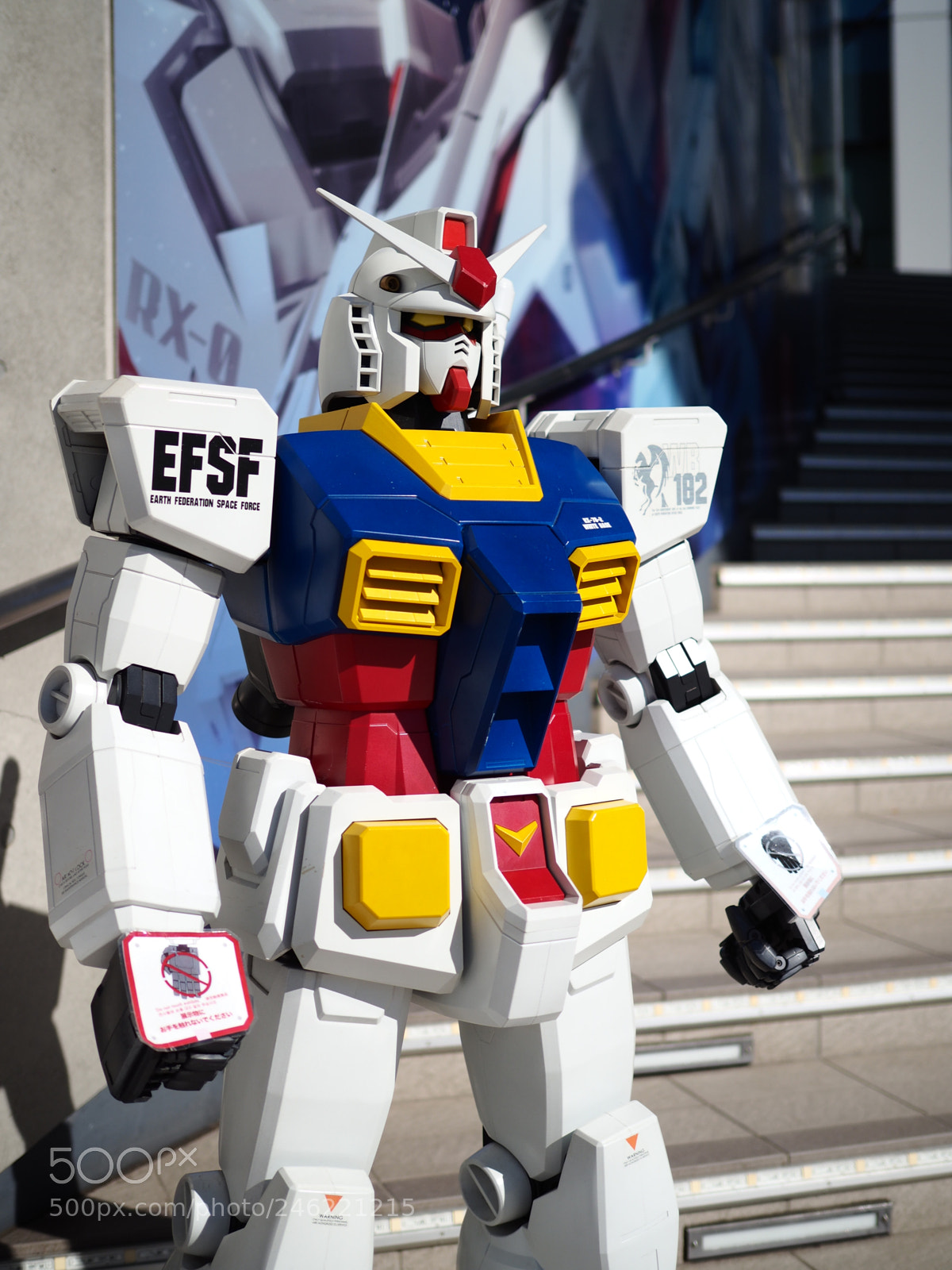 Olympus PEN-F sample photo. Gundam photography