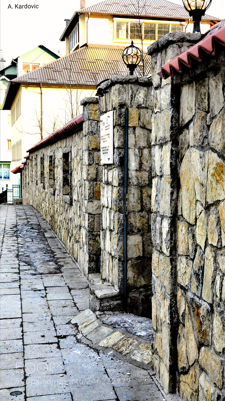 Nikon D90 sample photo. Stone wall photography