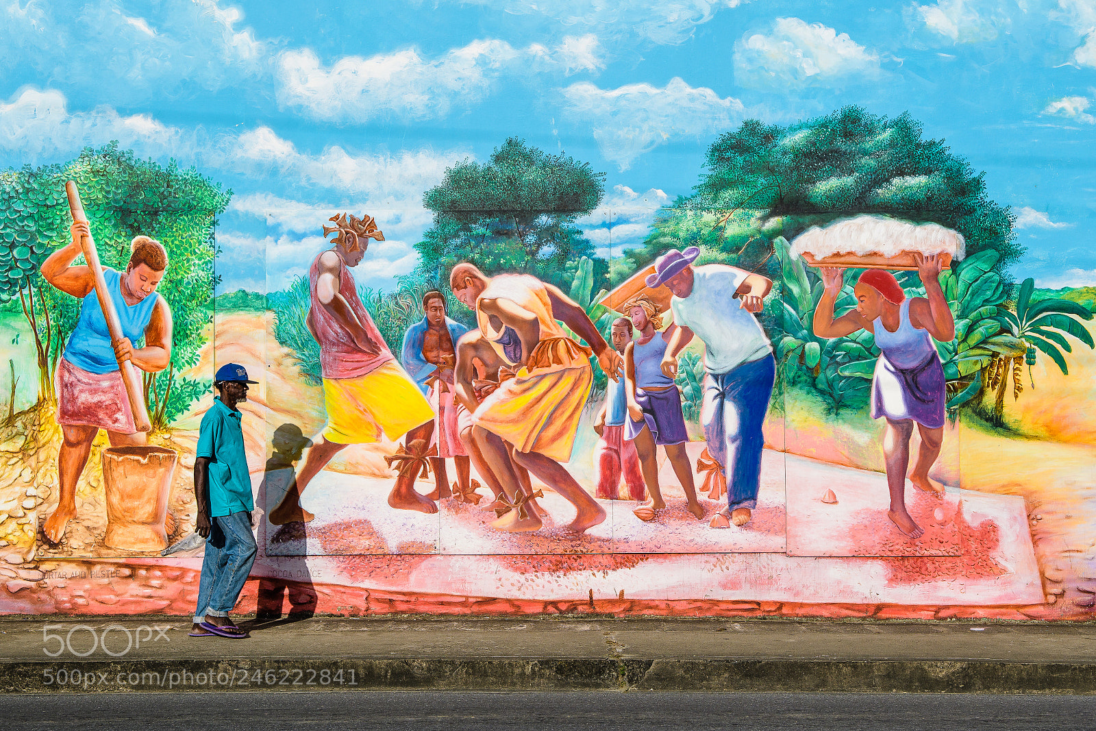 Nikon D500 sample photo. Mural art photography