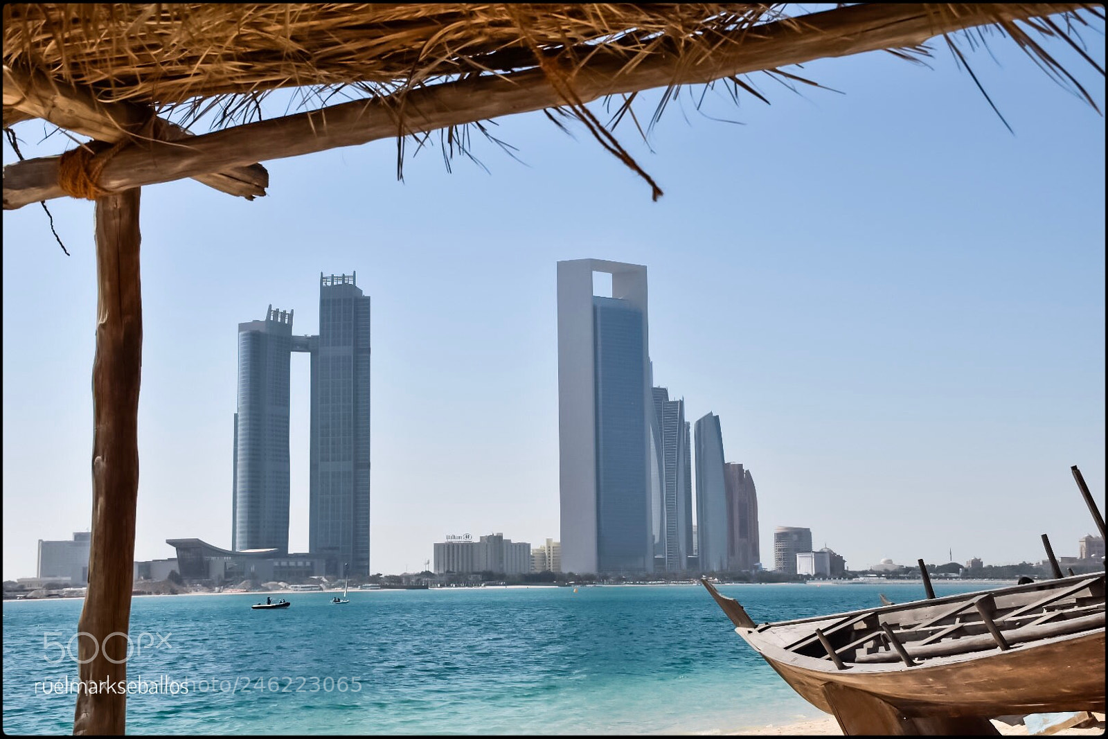 Nikon D5500 sample photo. Abu dhabi cityscapes photography