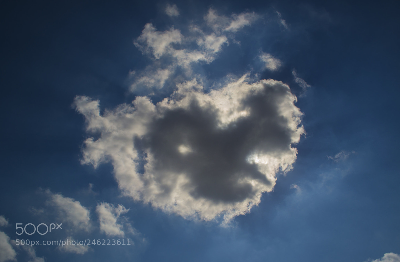Nikon D3100 sample photo. Love cloud photography