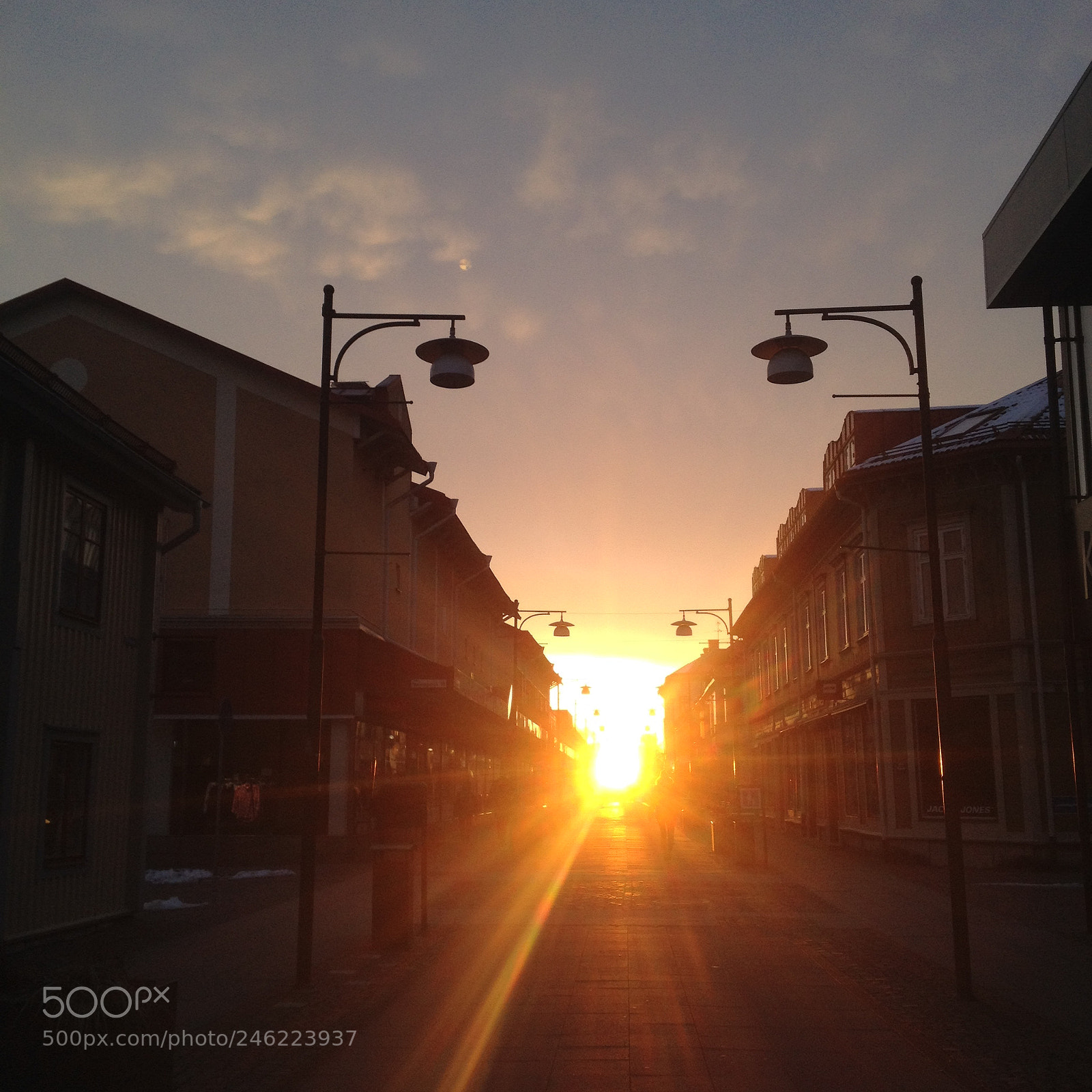 Apple iPhone 4S sample photo. Sunrise in the village photography