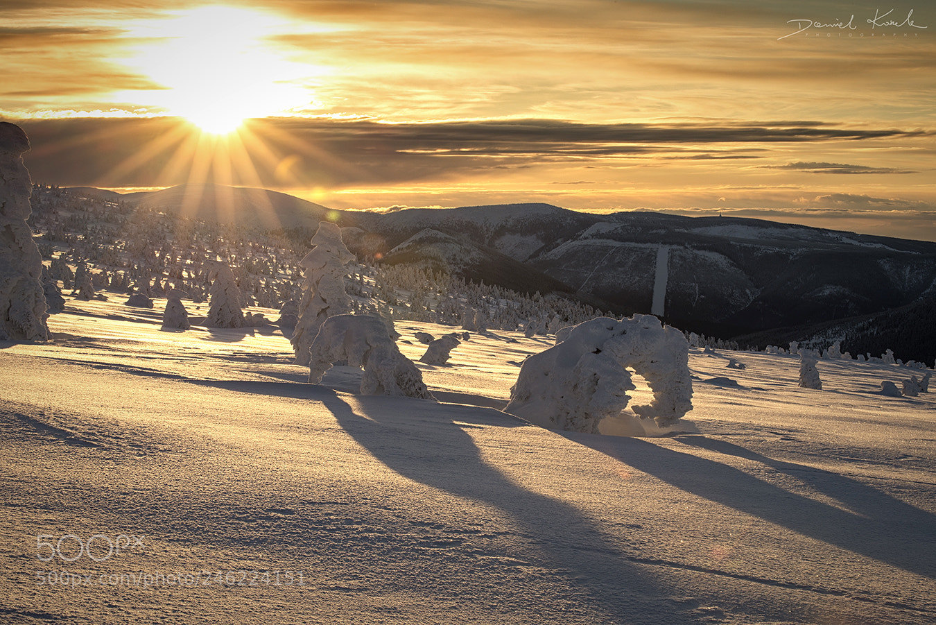 Nikon D610 sample photo. Sunrice in karkonosze mountain photography