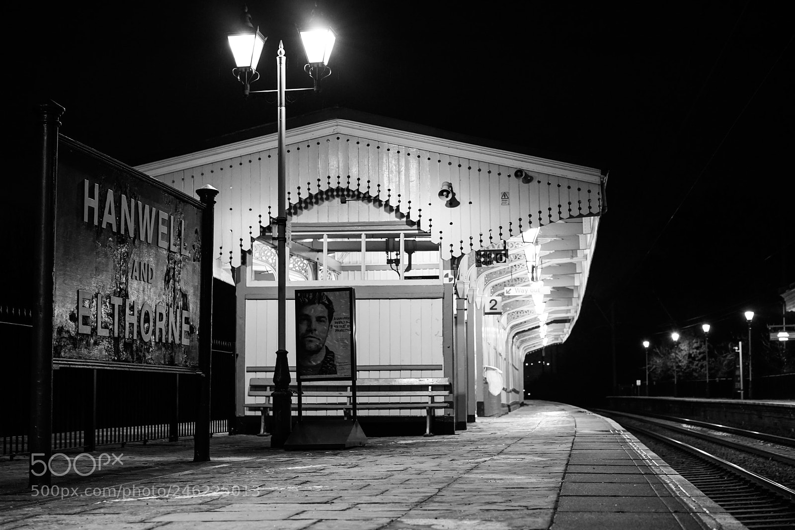 Sony a7 II sample photo. Abandoned station, west london photography