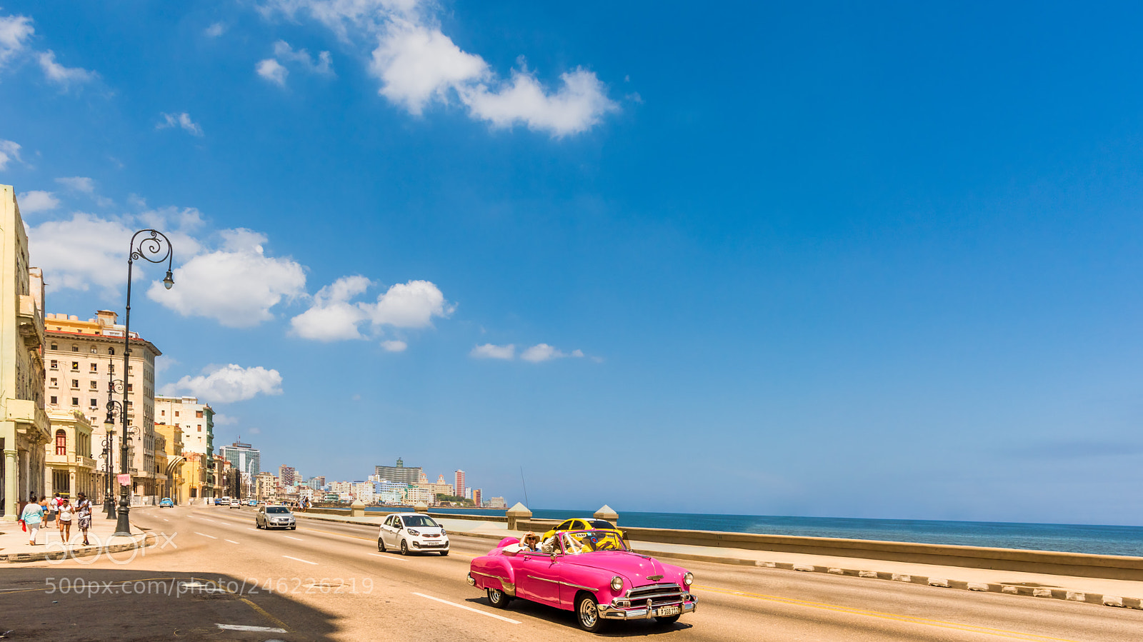 Nikon D810 sample photo. Retro car rides along photography