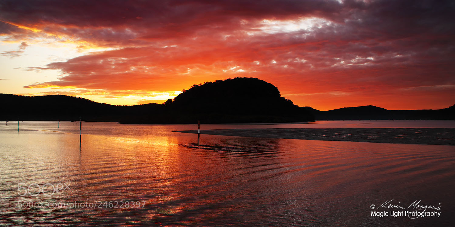 Canon EOS 50D sample photo. Mooney mooney sunrise july photography