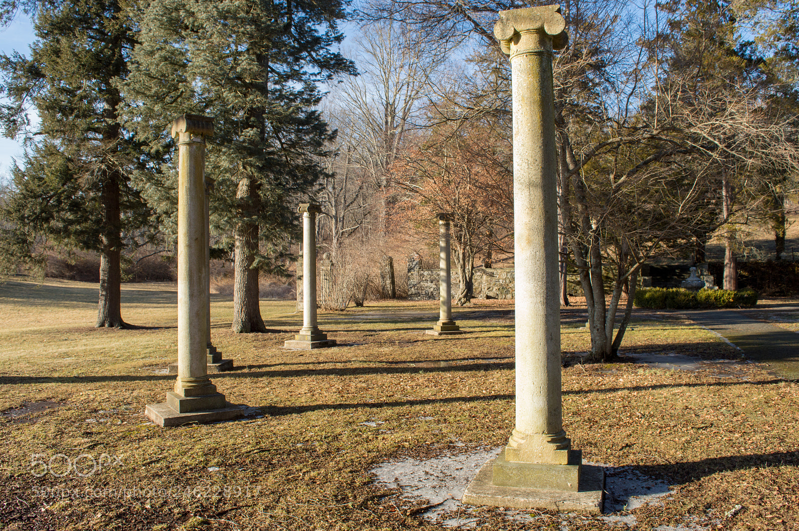 Nikon D3200 sample photo. Abandoned pillars at ringwood photography
