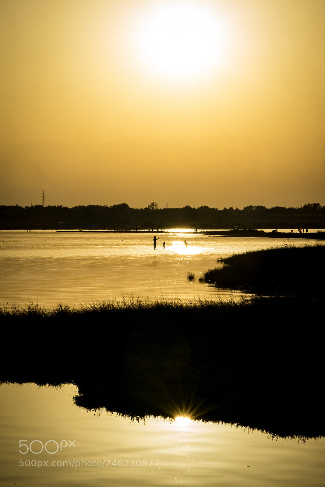 Sony SLT-A77 sample photo. Sunset over the lagoon photography