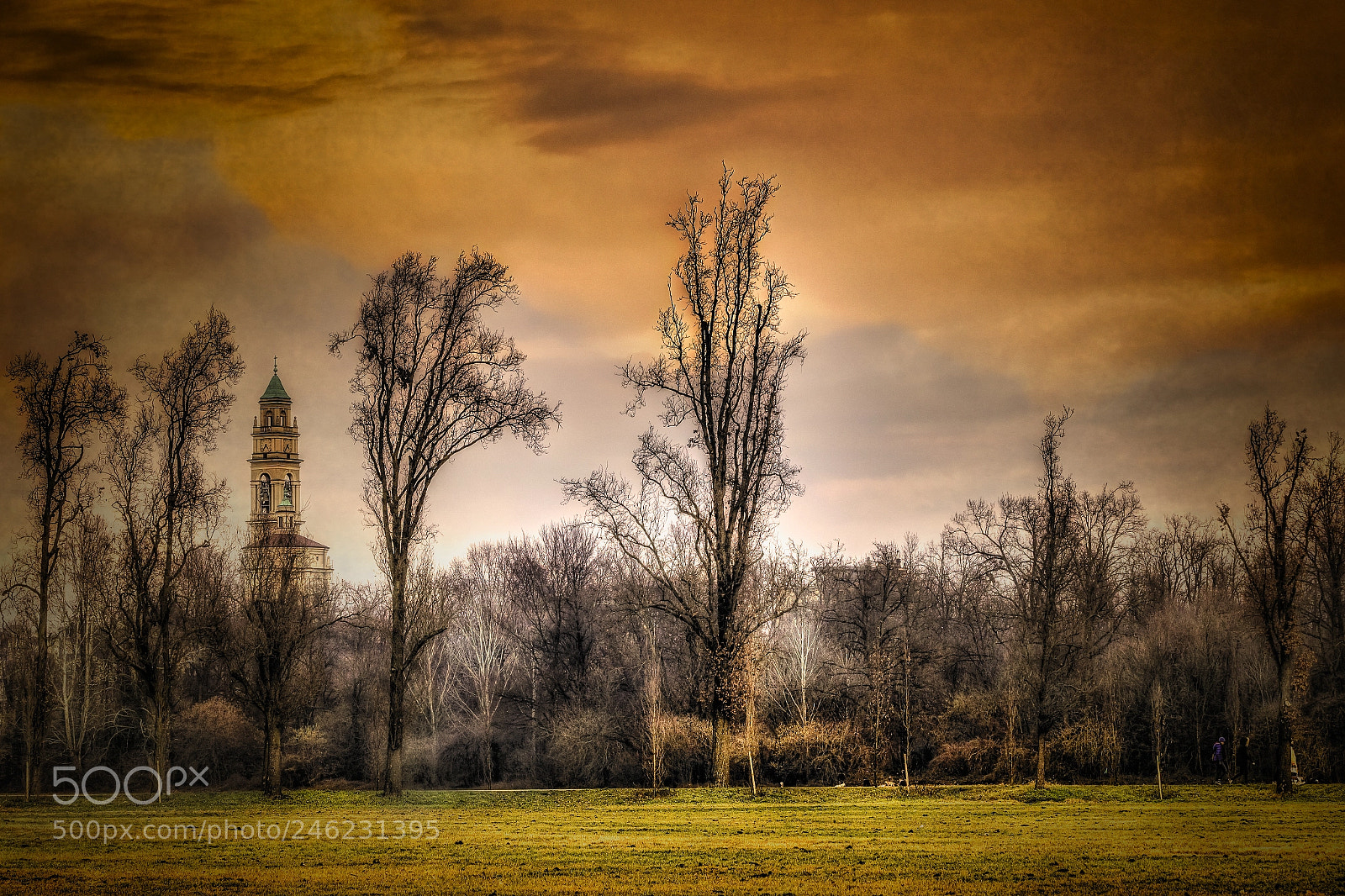 Canon EOS 7D Mark II sample photo. Countryscape with bell tower photography