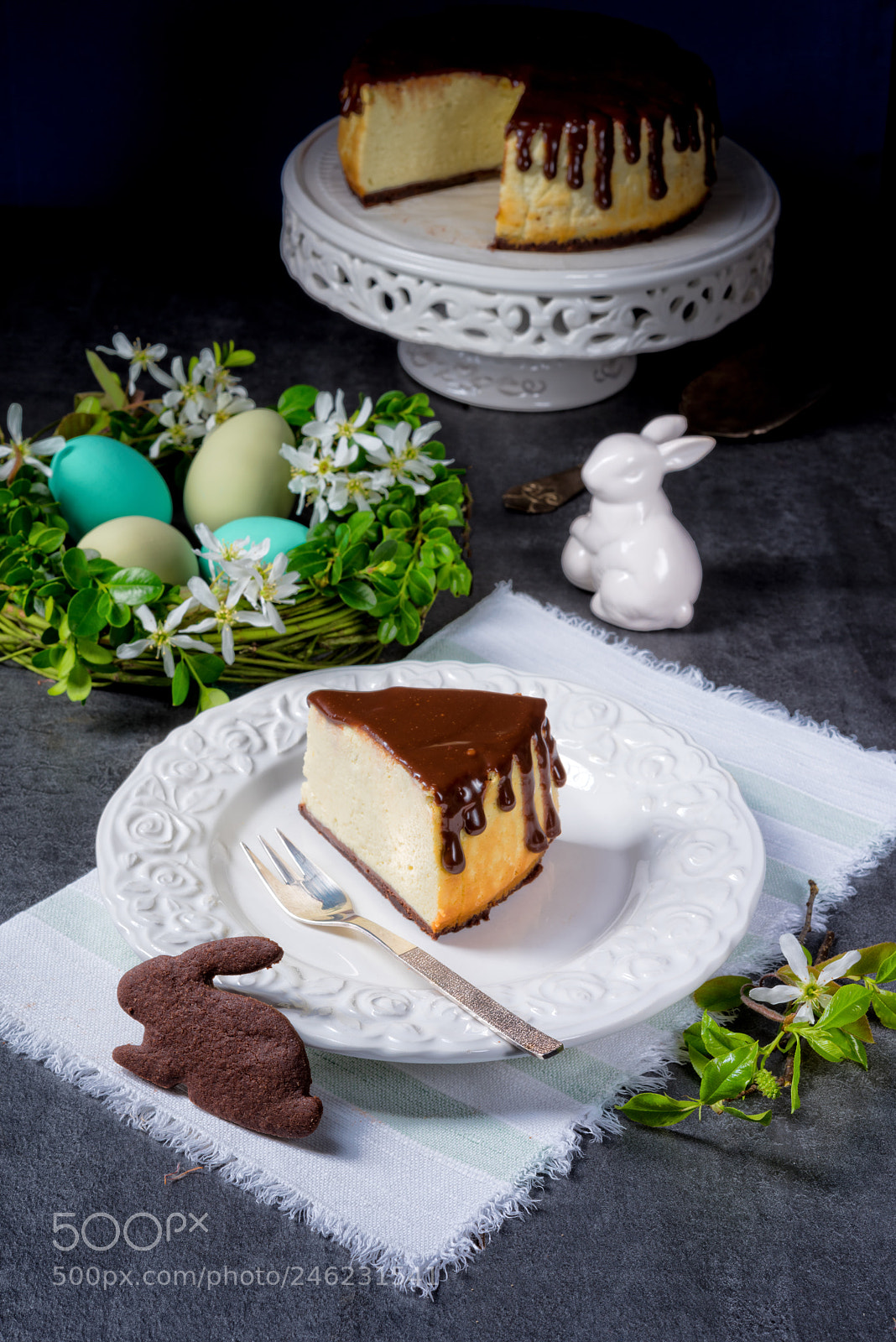 Nikon D810 sample photo. Spring cheese cake with photography