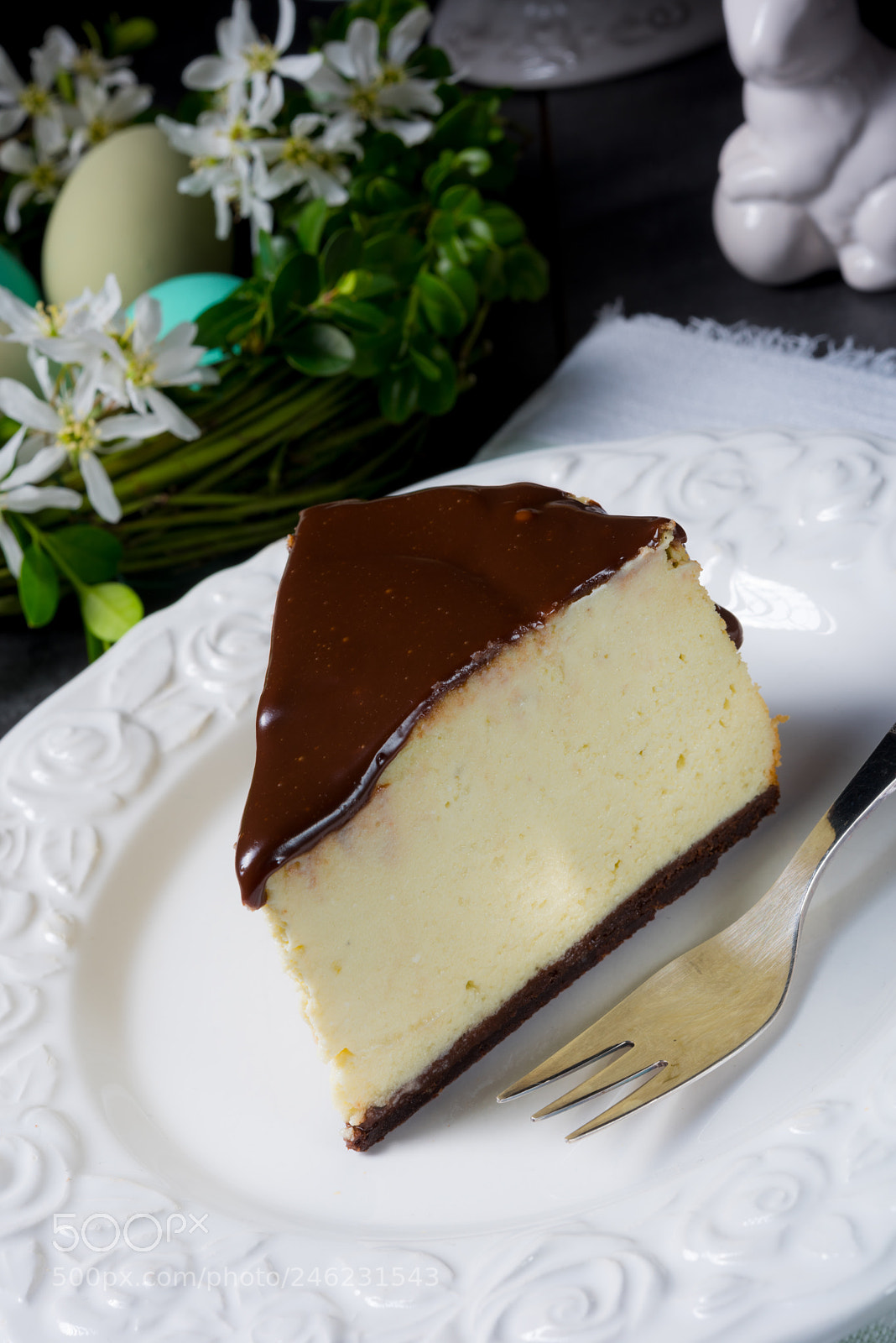 Nikon D810 sample photo. Spring cheese cake with photography