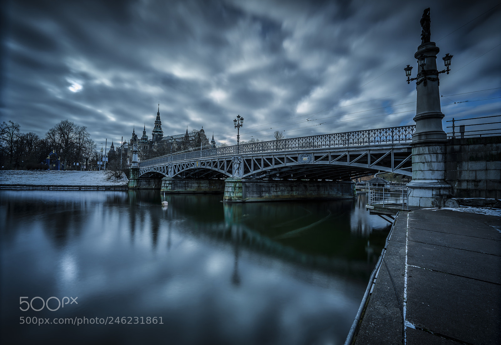 Sony a7R II sample photo. Stockholm bridge photography
