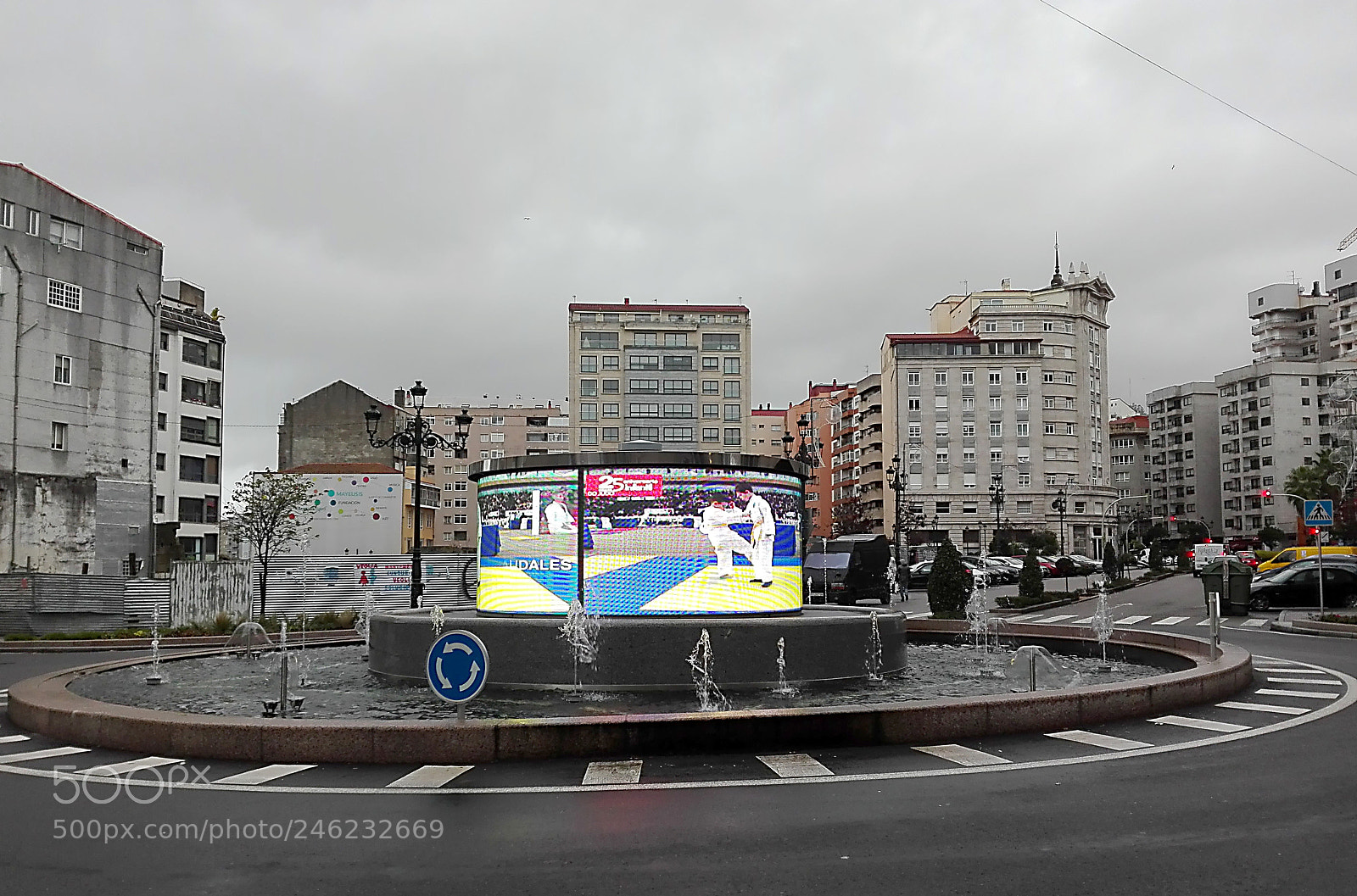 HUAWEI P8 Lite sample photo. Tv fountain photography