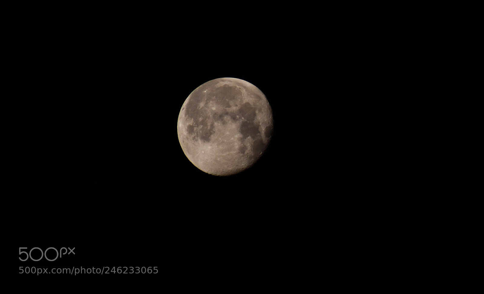 Nikon D5500 sample photo. The waning supermoon photography
