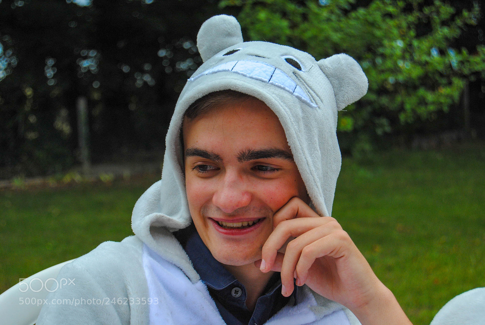 Nikon D3000 sample photo. Totoro's smile ! photography