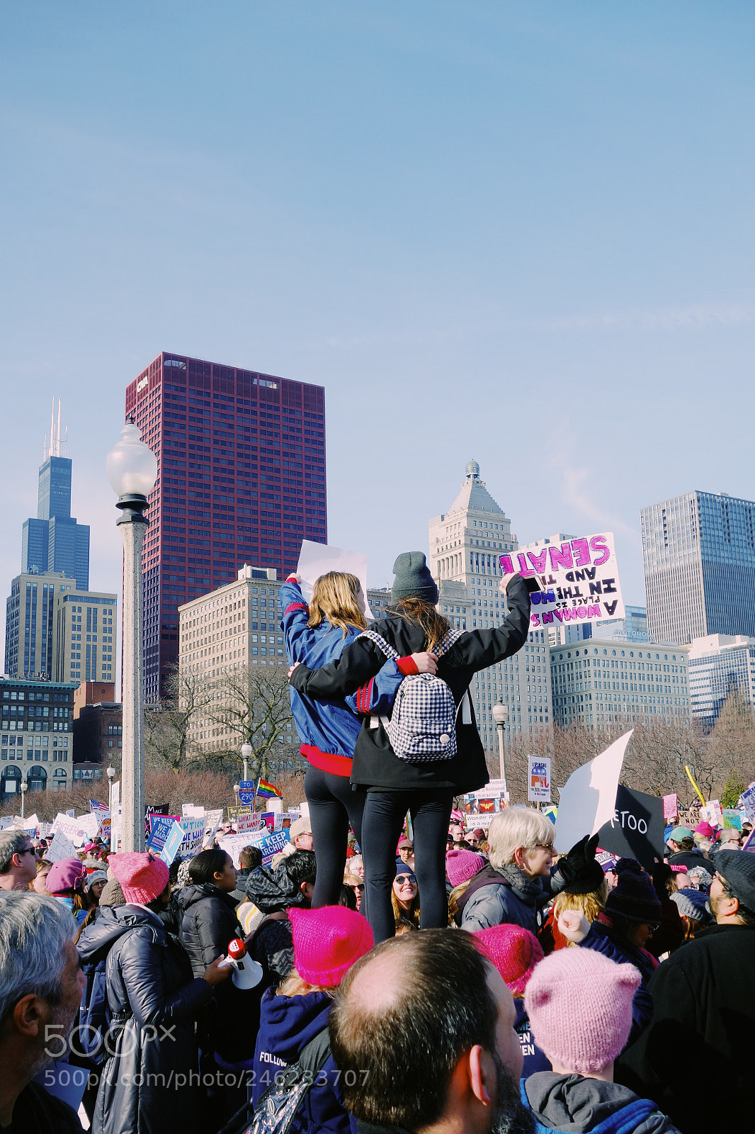 Sony Cyber-shot DSC-RX100 II sample photo. 2018 chicago women's march photography