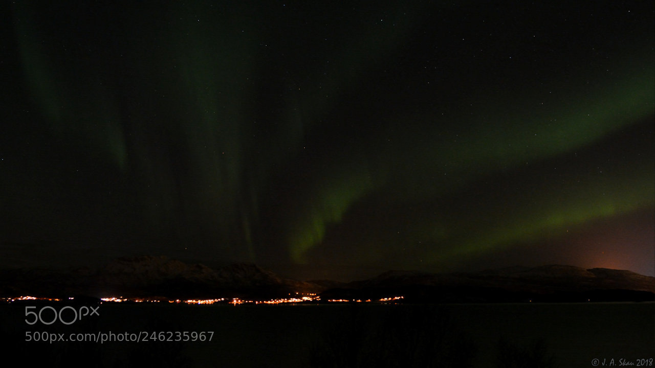 Nikon D7100 sample photo. Nordlys at tjeldsund photography