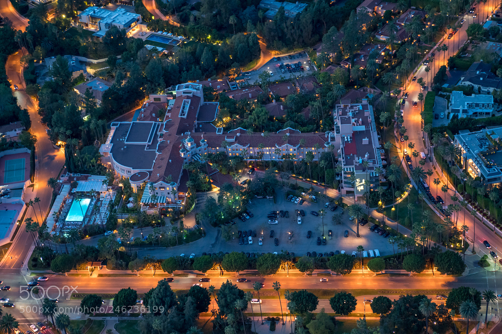 Sony a9 sample photo. Beverly hills hotel photography