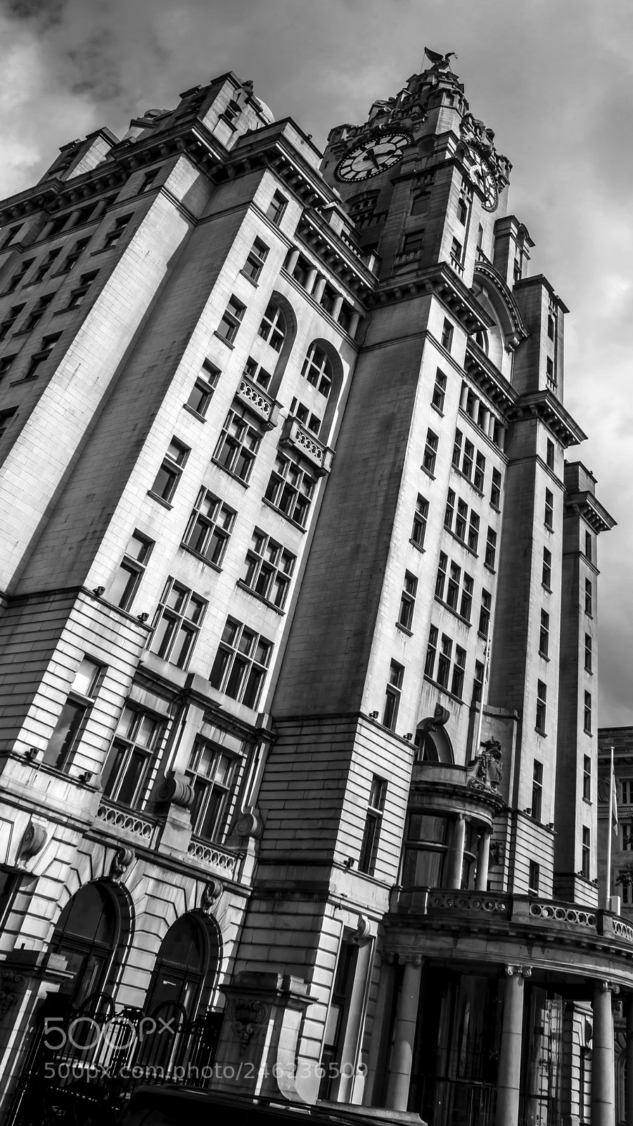 Sony a7 sample photo. Liver building photography