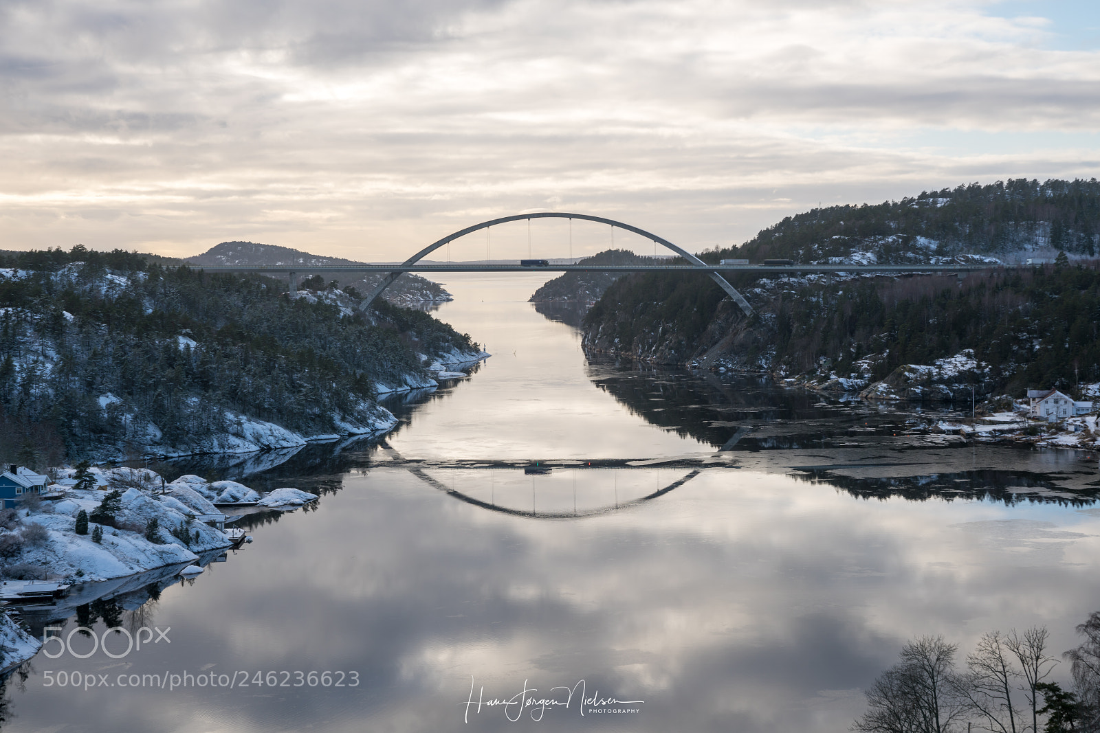 Sony a7R II sample photo. Svinesund bridge connection sweden photography