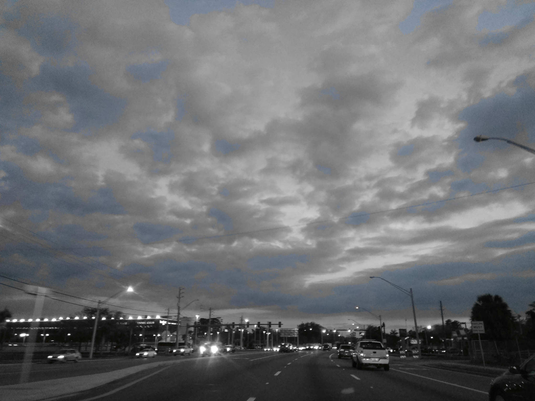 ZTE BLADE ZMAX sample photo. Orange park dusk photography