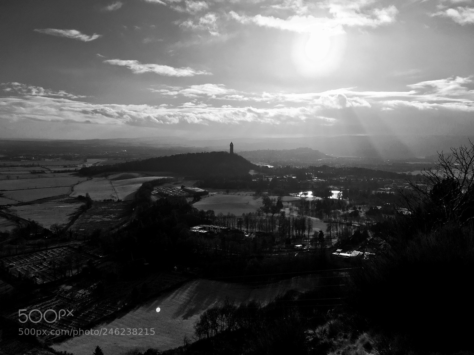 Apple iPhone SE sample photo. View over stirling photography